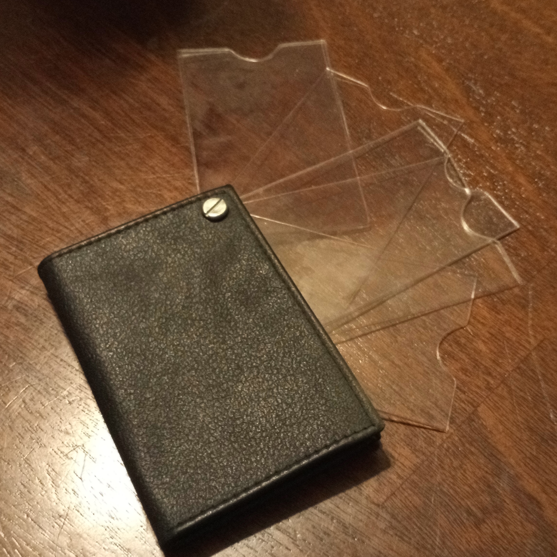 Vintage Genuine Leather Card Holder